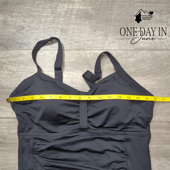 Tempt Me Tummy Control One Piece Swimsuit Size L - Picture 5 of 7